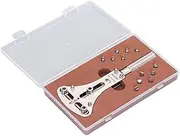 [Zoeyilan] Watch Repair Kit, 3 Point Wrench Screw Case Remover Tool, Adjustable Watch Back Case Opener, Wrench Screw Case Remover Tool, with Box for Battery Replacement, Movement Holder