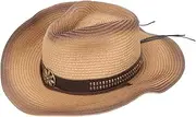 [NIYANGLE] Western Hat Women Caps for Women Cow Cowgirl Hat Weave Hats for Men Women Beach Hat Women's Hats & Caps Cowgirl Hats Women Khaki