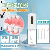 在飛比找蝦皮購物優惠-（贈4噴頭） 電動沖牙器 沖牙機 冲牙器 潔牙器 衝牙器 牙