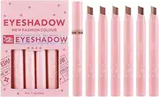 Double Colors Eye Shadow Stick - 12 Colors Eye Makeup,Smooth Cream Eyeshadow Highlighter Stick for Eye Brightener Makeup