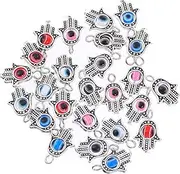 [SEWOART] Diy Necklace Pendants Decor 25pcs Evil Eye Charms Zinc Alloy Fashion Eye Charms Safe Skin Material