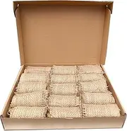 AukBeeFun Jute Burlap Rolls Smoker Fuel,2 Pound Bee Smoker Fuel for Beekeeping,Easy to Light Produce a Clean and Cool Smoke Burn for A Long Time