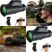 Telescopio Portatil Caza Mano Zoom Alta Potencia Binoculares Monoculares 10x42