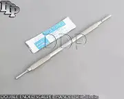 DOUBLE ENDED SCALPEL KNIFE HANDLE #3 #4+10 SURGICAL CARBON STEEL BLADES #12 #24