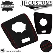 RED STITCH LEATHER SMG AUTOMATIC GEAR SURROUND TRIM FOR BMW E46 99-05 (for: BMW)