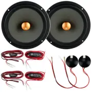 Morel IP-UNI82 8" 2-Way Universal Car Audio Component Slim Speakers System NEW