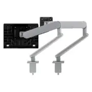 Atdec Ora Duo High-Performance Dynamic Monitor Arms with Laptop Tray. F-Clamp
