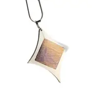 Muonionalusta meteorite Necklace pendant part slice TD9797.1