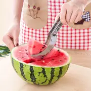 Watermelon Slicer Fruit Cutter Knife Premium Stainless Steel