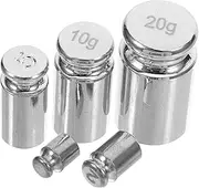 iplusmile Stainless Steel Calibration Weights Set 1g-20g for Digital Scales Precision Weighing for Balance Adjustment