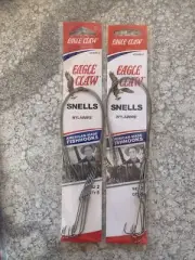 2 Packs Eagle Claw Nylawire Snells 420NW 2