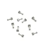 5 Packs Crimpable Hook Dental Orthodontics Sliding Open Surgical Hook Long Type