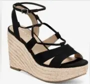 Sun + Stone Tiinsleyy Wedge Black Size 9
