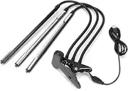 Plant Lights, 3 Heads Clip Plant Light, LED Grow Light, 27w 3 Tube USB LED Grow Light with Clip Base for Vegetable Flower Plant Lamp