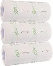 ORFOFE 55 Sheets Disposable Kitchen Wipes Absorbent Paper Towels Soft Cleaning Cloth Multi-Purpose for Kitchen Bathroom Car