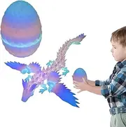 Dragon Easter Eggs, 3D Printed Decoration, Articulated Action Surprise Creative Stress Relief Toy for Easter Stuffers Birthday Party Favors Home Decor