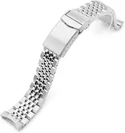 [MiLTAT] Metal strap compatible with Grand Seiko 44GS SBGJ235, Asteroid, silver, L, Classic