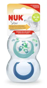 Nuk Star Soother 18-36M Boy 2Pk