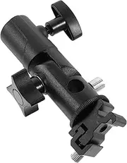 OSOLADY Flash Holder for Light Stand Camera Flash Bracket Quick Release Swivel Stand Bracket for Umbrella Mount