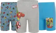 3-Pack ~ MARVEL AVENGERS ~ Spider Man ~ Iron Man ~ Hulk ~ Size 6 ~ Fleece Shorts