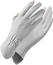 [SUJAYU] Ultra Thin Full Finger UV Protection Gloves Driving Gloves Women, UV Gloves Sun Protection Gloves