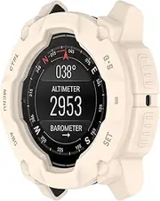 Compatible with Garmin Instinct E 45/40mm Armor Protective Case, for Garmin Instinct E Half-Cover Hollow Watch Case (Starlight, 45mm)