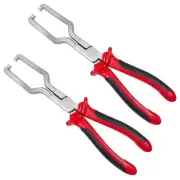 2Pcs Fuel Line Clip Removal Pliers Fuel Pipe Tools Fuel Line Pliers Hose8921