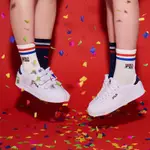 韓國代購 FILA COURT DELUXE VC 白 藍色 深藍 藍 魔鬼氈 皮革 男女鞋 FS1SIA1012X