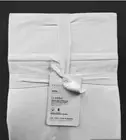 New Pottery Barn 400 TC ORGANIC PERCALE Sheet Set King White Great !