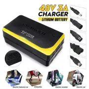 48V 3A Battery Power Charger for 48V Lithium Electric Bicycle Ebike Bicycles