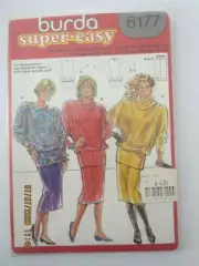 Burda Sewing Pattern - 6177 - Ladies Skirt - Top - 10-40 - Uncut