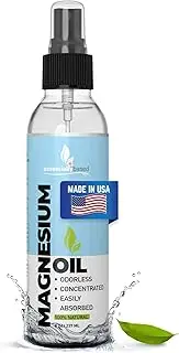 Essentially Based Magnesium Oil Spray - Large 240ml Size - Extra Strength - 100% Pure for Less Sting - Less Itch - Natural Pain Relief & Sleep Aid - Essential Mineral Source