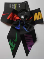 Nike Game Ready Ponytail Holder Adult Unisex Black/Pimento
