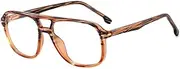 [WNCKSQ] male blue light filter glasses clear lens acetate square glasses frame for men transparent brown gift items