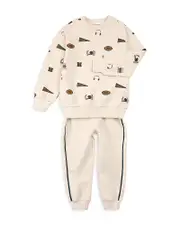 Miles The Label Boys' Football Sweatshirt & Sweatpants Set - Little Kid