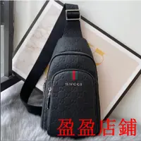 在飛比找蝦皮購物優惠-盈盈二手/GUCCI/古馳男士腰包 男包胸包 中性款 男款 