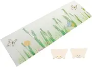 COSMEVIVI 1set Pet Litter Box Splash Guards Flexible Cat Litter Box Enclosure Design Fits Various Material for Potty Training