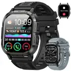 Smart Watch for Men Fitness Tracker: Make/Answer Call Military Smart Watches ...
