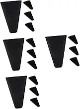 HOLIDYOYO 4sets Replace Air Fryer Bumpers Dehydrator Rack Feet Silicone Protector Barbecue Rack Heightening Foot Pad Dishwasher Safe 4pcs*4