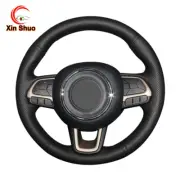 Hand-stitched Nappa Leather Car Steering Wheel Cover for Jeep Renegade Compass