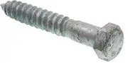 PRIME-LINE Lag Screw Bolt, Hex Head, 1/2 in X 3-1/2 in, Galvanized Steel, Pack of 25, 9056921