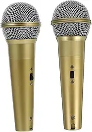 BESPORTBLE Party Microphone Toys 2pcs Simulation Microphone Models Stage Performance Props Boys and Girls Stage Performance Mic Props Realistic Design