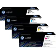 HP 305A Toner Ink Cartridge Black/Cyan/Magenta/Yellow Set LaserJet Genuine