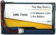 GME TX650 UHF Two Way Radio Replacement Battery 3.7 Volt 950mAh