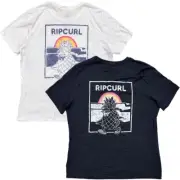 Rip Curl Women's T-Shirt Hawaii Pineapple Cruzin Distressed Graphic Tee Top