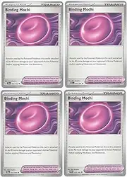 Binding Mochi 055/064 - Shrouded Fable – Pokemon Card Lot x4 Playset