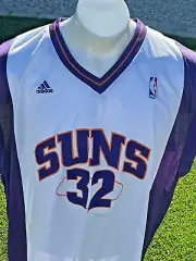 Vintage Shaquille O'Neal SHAQ #32 Phoenix Suns Adidas NBA White Jersey XXL 2XL