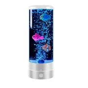 Fantasy Fish LED Remote Controlled Lava Lamp USB Plugged-in