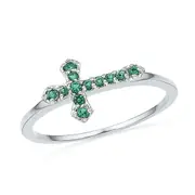1/8CTW LEM GEMSTONE LAB CREATED RING