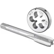 M13 X 1.25 Tap and Die Set, M13 x 1.25 Machine Thread Tap and Round Die Right...